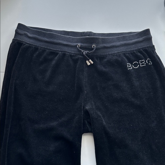 BCBG Velour Athleisure Suit 2pc Set Sz XL/Black - Picture 14 of 16